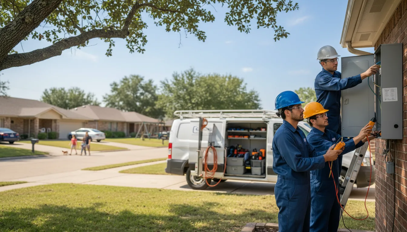 Certified electrician providing emergency electrical services in Wittmann, AZ